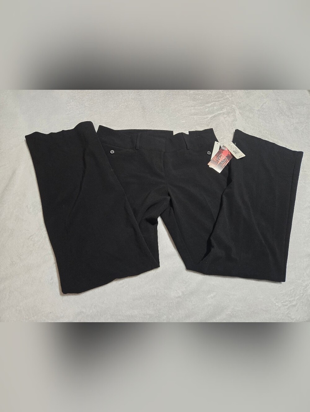 Joe Benbasset LA Fit Women's Flare Slacks Size 11 Black NWT